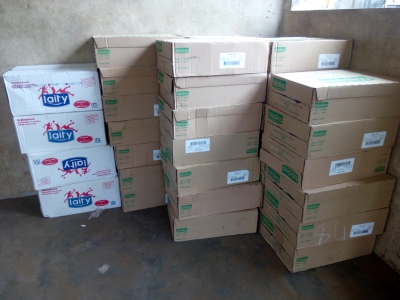 Dons de laits maternis&eacute;s au centre de sant&eacute; Pietro Bolini, Odi&eacute;nn&eacute;